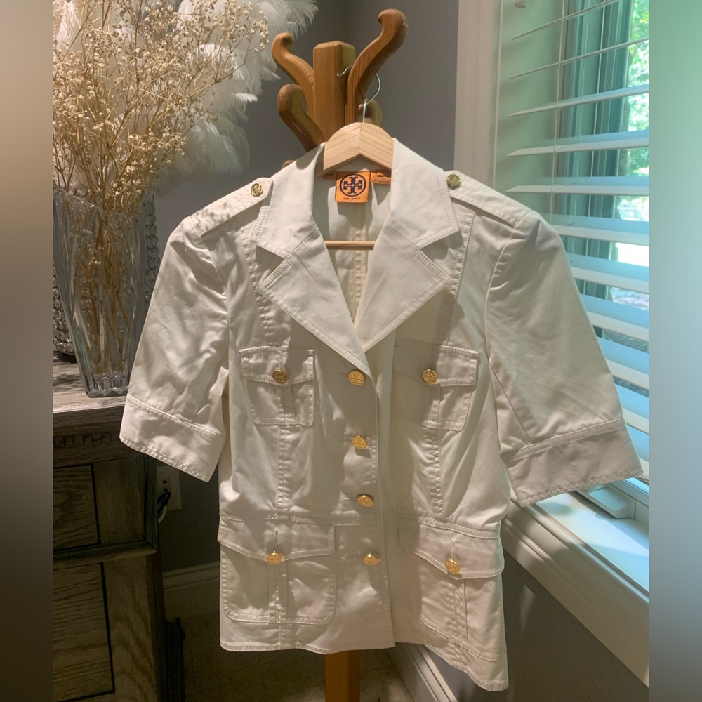 Tory Burch Jacket ~ Size 4 ~ White